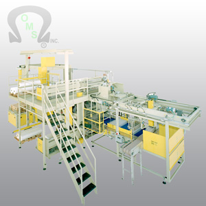 OMS Palletizers and bottling products are great for conveying and packing bottles