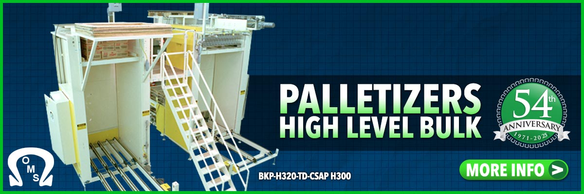 palletizers high level infeed-bulk